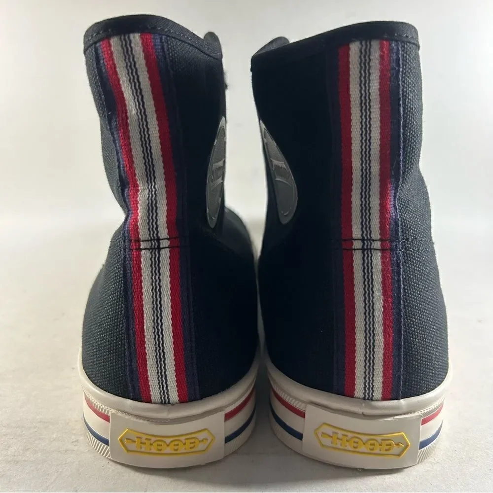 NEW Hood Rocket 66 HC Shoes Lace Up Sneakers Black Size Womens 9 Mens 7